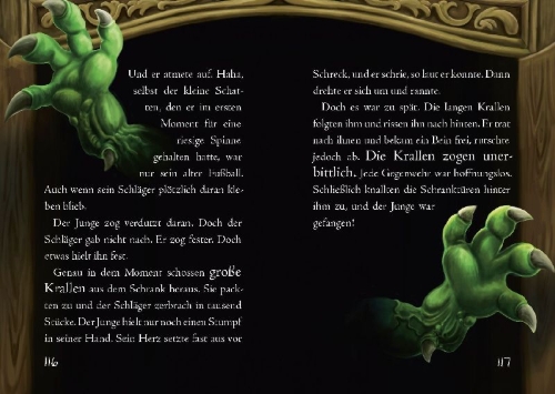 Buchcover und Innenansicht für das Buch: Das kleine Böse Buch 2