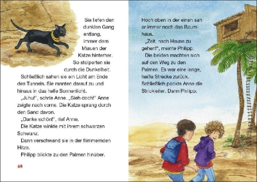 Buchcover und Innenansicht für das Buch: Das magische Baumhaus junior 03 - Die rätselhafte Mumie