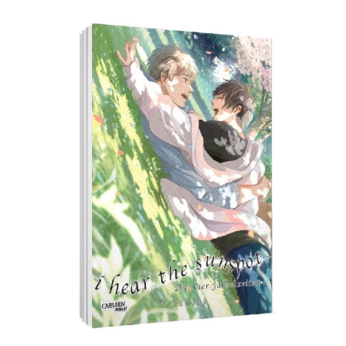 Buchcover und Innenansicht für das Buch: Hidamari ga Kikoeru: Shunkashuutou