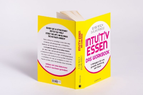 Buchcover und Innenansicht für das Buch: The intuitive eating workbook