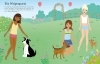 Buchcover und Innenansicht für das Buch: Mein großes Anziehpuppen-Stickerbuch: Meine Hunde und Katzen