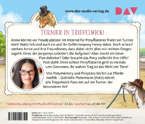 Buchcover und Innenansicht für das Buch: Ponyschule Trippelwick - Teil 4: Ponys flunkern nicht