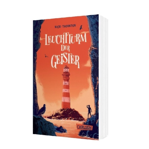 Buchcover und Innenansicht für das Buch: Bad Luck Lighthouse