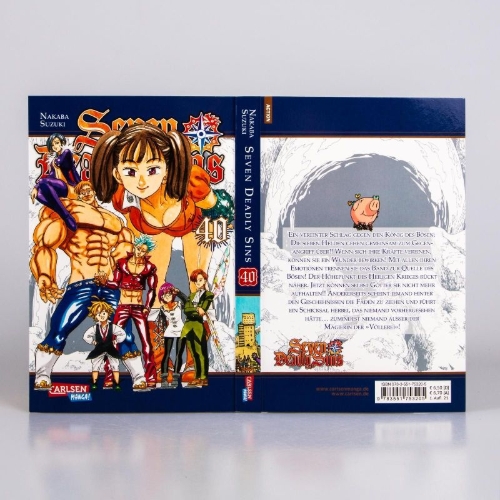 Buchcover und Innenansicht für das Buch: Nanatsu no Taizai