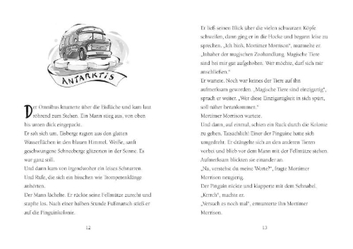 Buchcover und Innenansicht für das Buch: Die Schule der magischen Tiere Neuausgabe 1: Die Schule der magischen Tiere