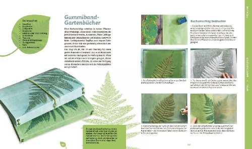Buchcover und Innenansicht für das Buch: Bunte Blätter