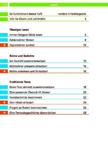 Buchcover und Innenansicht für das Buch: Die Deutsch-Helden: Lesen und verstehen 3. Klasse