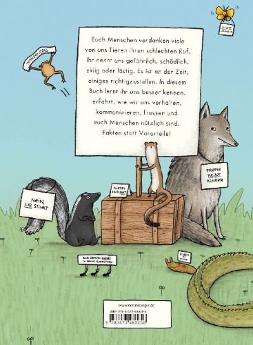 Buchcover und Innenansicht für das Buch: The Not Bad Animals