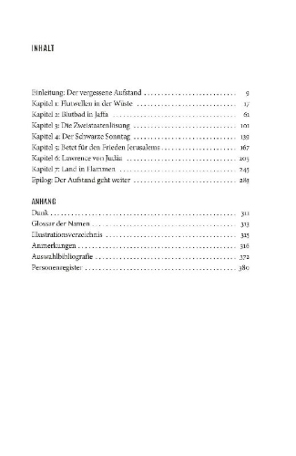 Buchcover und Innenansicht für das Buch: Palestine 1936: The Great Revolt and the Roots of the Middle East Conflict