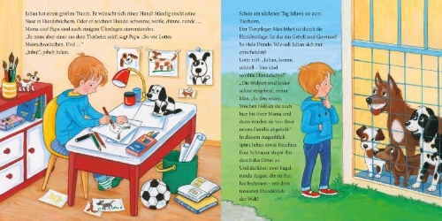 Buchcover und Innenansicht für das Buch: LESEMAUS 176: Der kleine Hund - alles, was du wissen willst