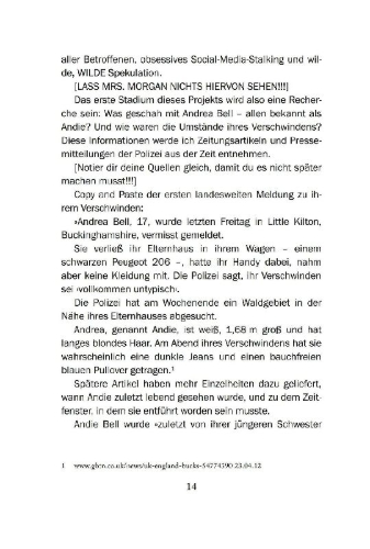 Buchcover und Innenansicht für das Buch: A Good Girl's Guide to Murder