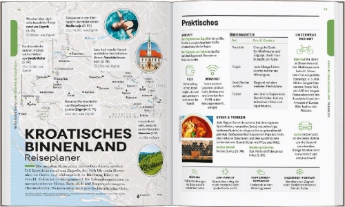 Buchcover und Innenansicht für das Buch: LONELY PLANET Reiseführer Entdecke Kroatien