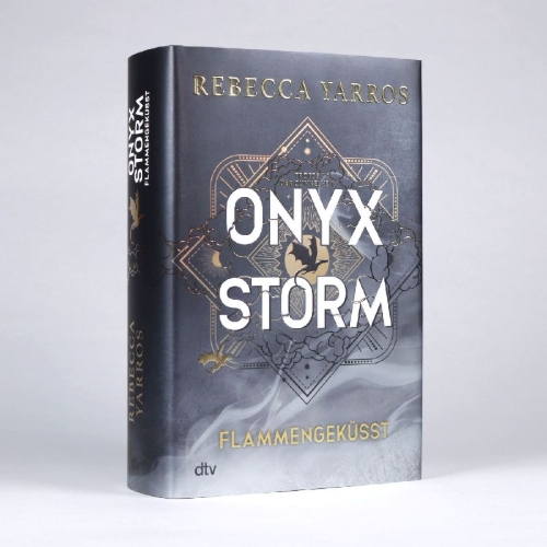 Buchcover und Innenansicht für das Buch: Onyx Storm (The Empyrean #3)