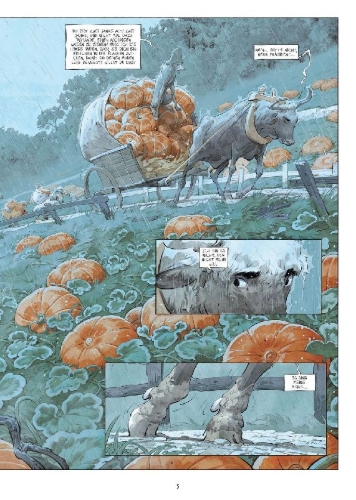 Buchcover und Innenansicht für das Buch: Schloss der Tiere. Band 3