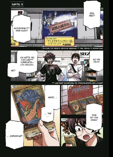 Buchcover und Innenansicht für das Buch: Magic: The Gathering - Zerstöre die Menschheit. Sie kann nicht regeneriert werden. 04