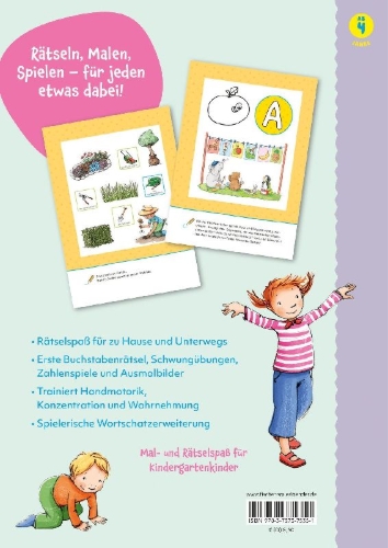Buchcover und Innenansicht für das Buch: Kennst du das? Meine Kindergarten-Rätsel