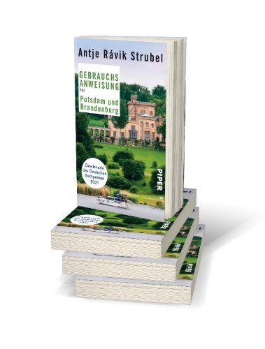 Buchcover und Innenansicht für das Buch: Gebrauchsanweisung für Potsdam und Brandenburg