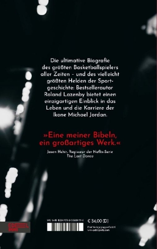 Buchcover und Innenansicht für das Buch: Michael Jordan. Die Biografie