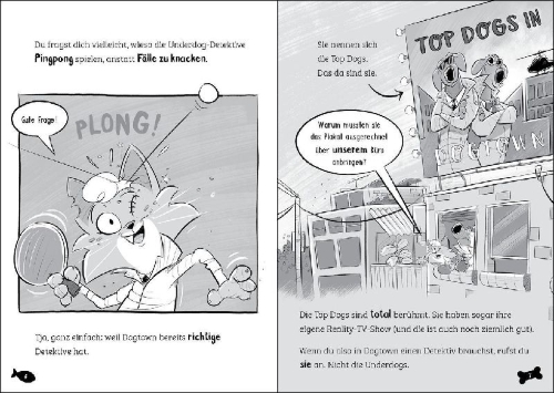 Buchcover und Innenansicht für das Buch: The Underdogs - Fake it till they make it