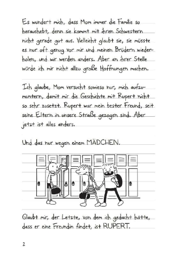 Buchcover und Innenansicht für das Buch: Gregs Tagebuch 8 - Echt übel!