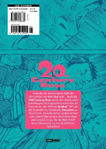Buchcover und Innenansicht für das Buch: 20th Century Boys: Ultimative Edition
