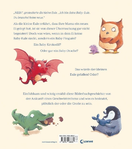 Buchcover und Innenansicht für das Buch: Little Owl's Egg