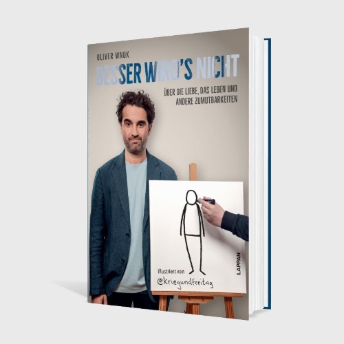 Buchcover und Innenansicht für das Buch: Besser wird's nicht