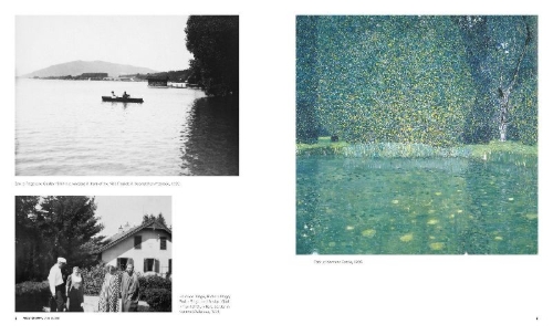 Buchcover und Innenansicht für das Buch: Klimt Landscapes