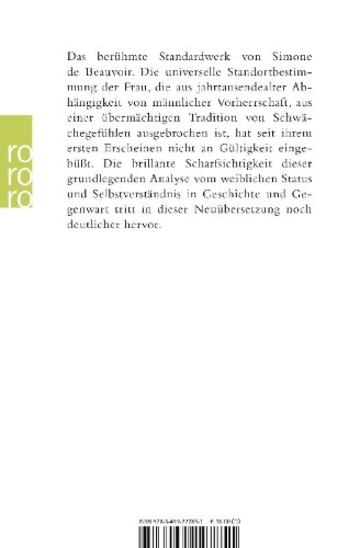 Buchcover und Innenansicht für das Buch: Das andere Geschlecht
