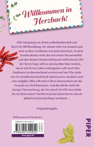 Buchcover und Innenansicht für das Buch: Der kleine Ort zum Glücklichsein