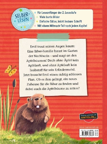 Buchcover und Innenansicht für das Buch: Emil Einstein (Erstlesebuch, Bd. 1)