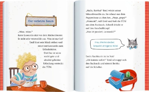 Buchcover und Innenansicht für das Buch: Emil Einstein (Erstlesebuch, Bd. 1)