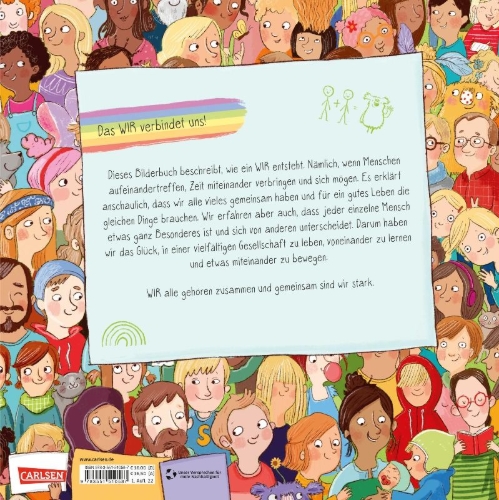Buchcover und Innenansicht für das Buch: WIR alle