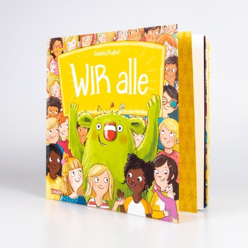 Buchcover und Innenansicht für das Buch: WIR alle