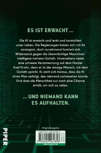 Buchcover und Innenansicht für das Buch: Die Eskalation