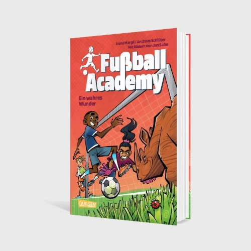 Buchcover und Innenansicht für das Buch: Fußball Academy 7: Ein wahres Wunder