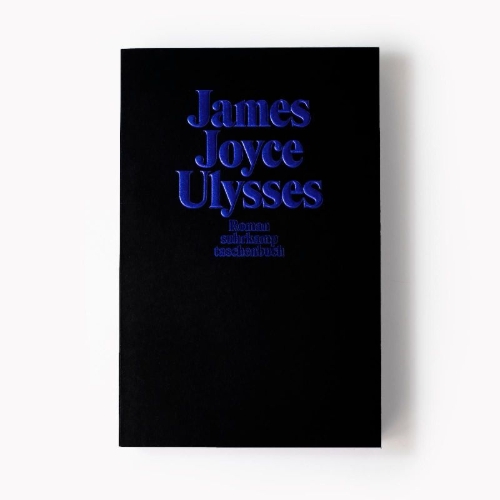 Buchcover und Innenansicht für das Buch: Ulysses Jubiläumsausgabe Dunkelblau
