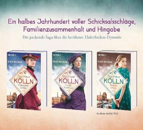 Buchcover und Innenansicht für das Buch: Das Haus Kölln. Große Hoffnung