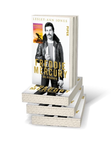 Buchcover und Innenansicht für das Buch: Freddie Mercury - The Definitive Biography