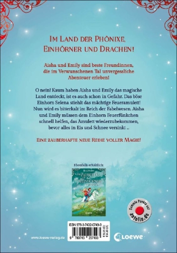 Buchcover und Innenansicht für das Buch: Unicorn Magic. Downblaze Saves Summer