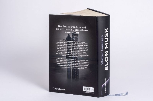 Buchcover und Innenansicht für das Buch: Elon Musk