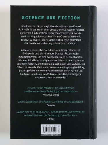 Buchcover und Innenansicht für das Buch: AI 2041. Ten Visions for our Future