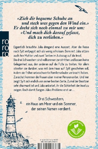 Buchcover und Innenansicht für das Buch: Ein Sommer auf Sylt