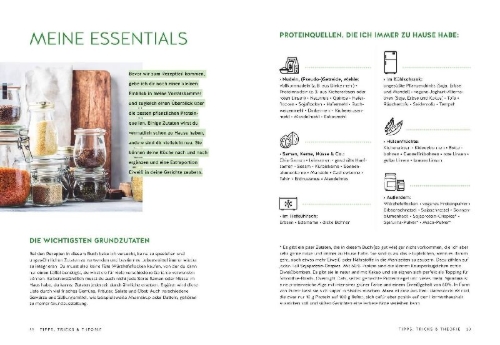 Buchcover und Innenansicht für das Buch: Easy Protein