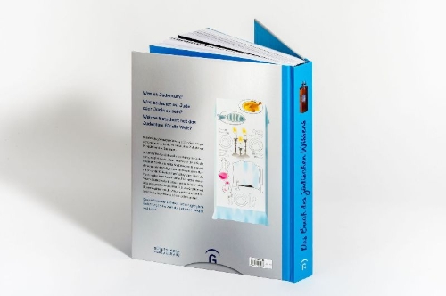 Buchcover und Innenansicht für das Buch: Das Buch des jüdischen Wissens