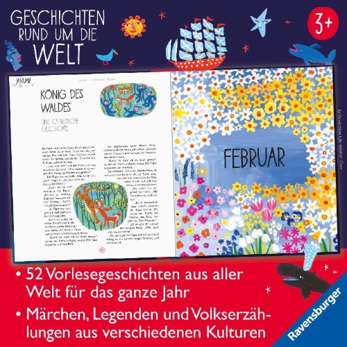 Buchcover und Innenansicht für das Buch: A Year full of stories