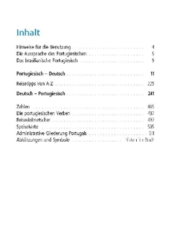 Buchcover und Innenansicht für das Buch: Langenscheidt Universal-Wörterbuch Portugiesisch