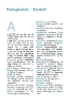 Buchcover und Innenansicht für das Buch: Langenscheidt Universal-Wörterbuch Portugiesisch