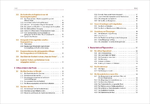 Buchcover und Innenansicht für das Buch: Offene Arbeit