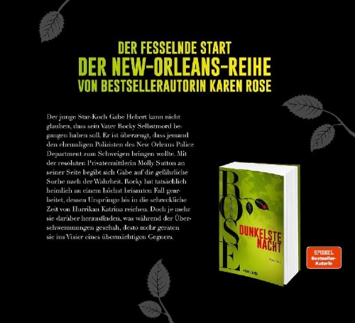 Buchcover und Innenansicht für das Buch: Beneath Dark Waters